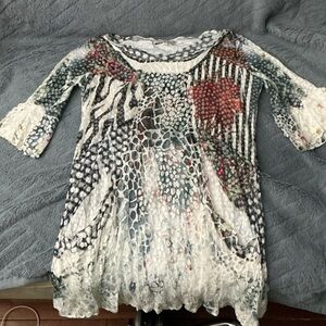 Elegant Women's Multicolor Blouse